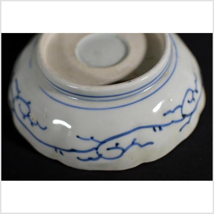 Antique Chinese Porcelain Bowl – Butterfly Cartouches, Petal Rim-6. Asian & Chinese Furniture, Art, Antiques, Vintage Home Décor for sale at FEA Home