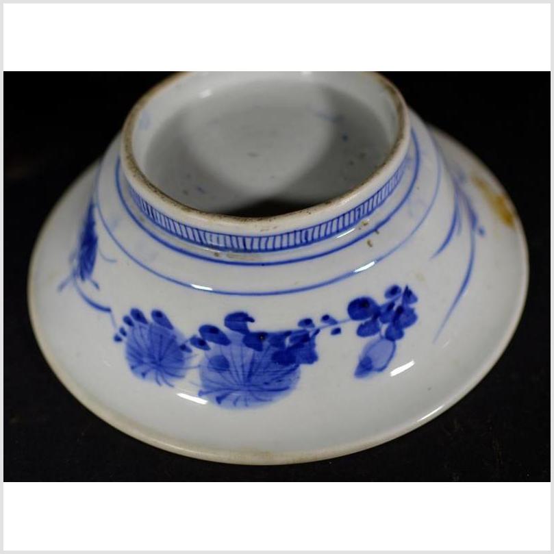 Antique Asian Deep Plate – Broad Blue Rim, Minimal Center-5. Asian & Chinese Furniture, Art, Antiques, Vintage Home Décor for sale at FEA Home