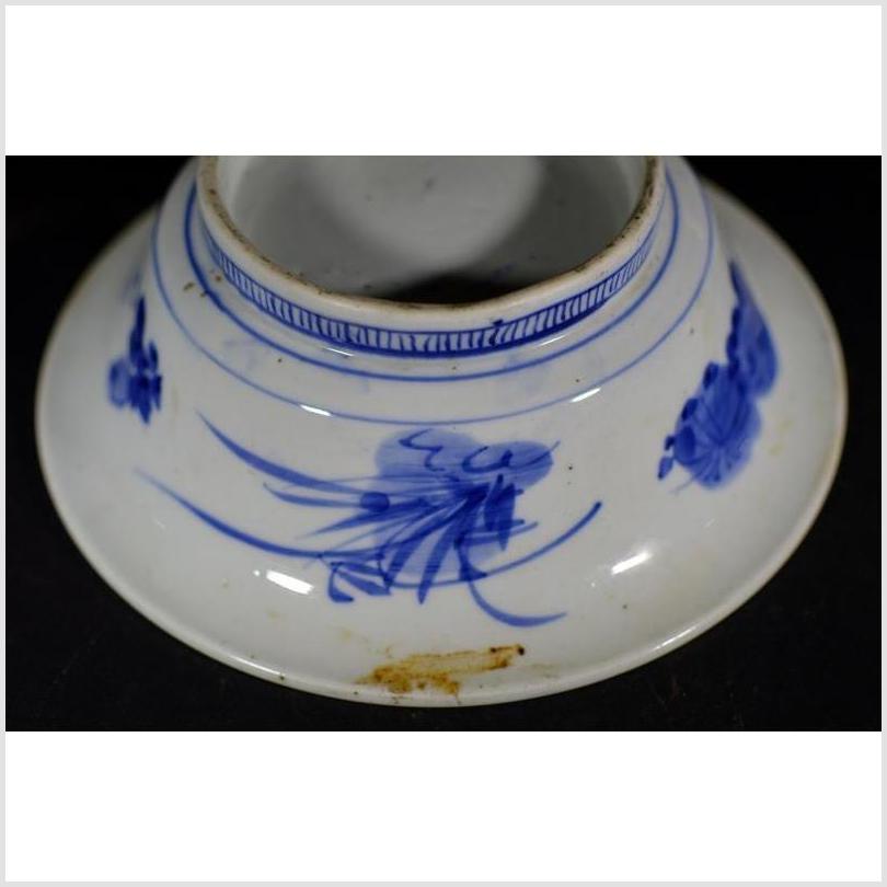 Antique Asian Deep Plate – Broad Blue Rim, Minimal Center-6. Asian & Chinese Furniture, Art, Antiques, Vintage Home Décor for sale at FEA Home