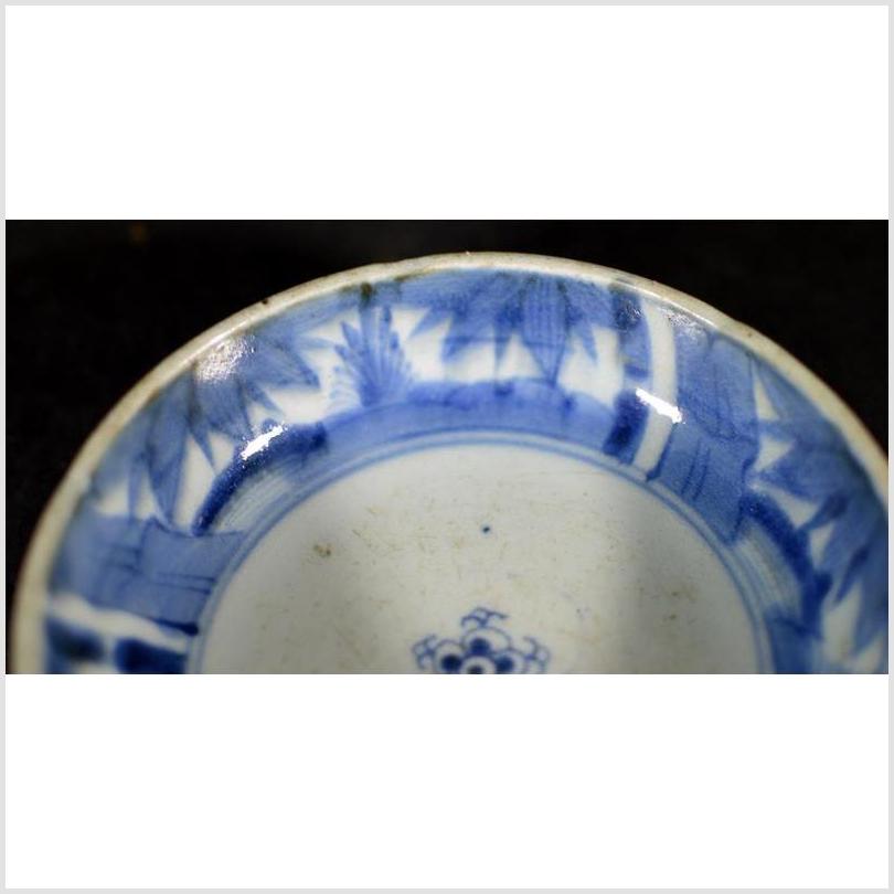 Antique Porcelain Dish – Rosette Medallion, Alternating Panels-3. Asian & Chinese Furniture, Art, Antiques, Vintage Home Décor for sale at FEA Home