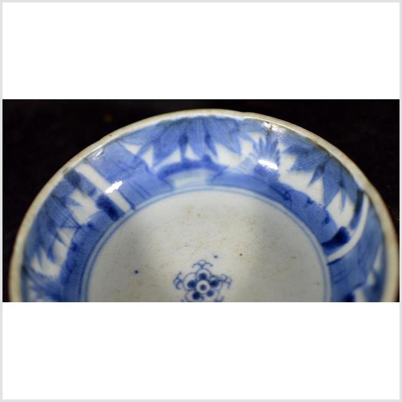 Antique Porcelain Dish – Rosette Medallion, Alternating Panels-4. Asian & Chinese Furniture, Art, Antiques, Vintage Home Décor for sale at FEA Home
