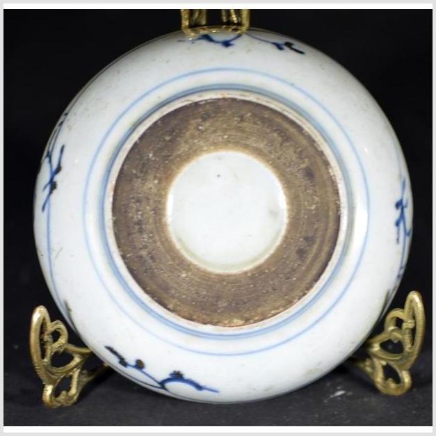 Antique Porcelain Dish – Rosette Medallion, Alternating Panels-5. Asian & Chinese Furniture, Art, Antiques, Vintage Home Décor for sale at FEA Home