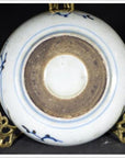 Antique Porcelain Dish – Rosette Medallion, Alternating Panels-5. Asian & Chinese Furniture, Art, Antiques, Vintage Home Décor for sale at FEA Home