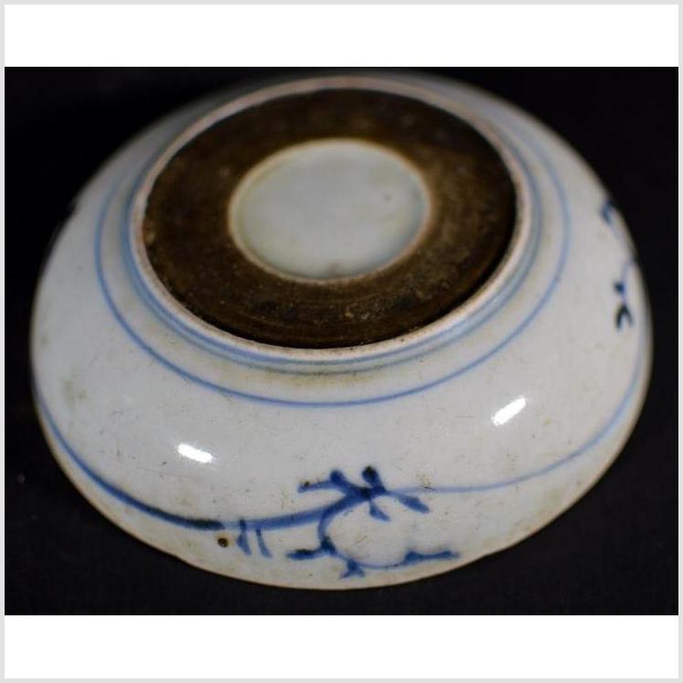 Antique Porcelain Dish – Rosette Medallion, Alternating Panels-7. Asian & Chinese Furniture, Art, Antiques, Vintage Home Décor for sale at FEA Home