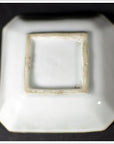 Antique Blue and White Dish – Chrysanthemum Bloom, Geometric Frame-3. Asian & Chinese Furniture, Art, Antiques, Vintage Home Décor for sale at FEA Home