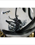 Antique Ink-Style Porcelain Plate – Bamboo Branches, Calligraphic Brushwork-2. Asian & Chinese Furniture, Art, Antiques, Vintage Home Décor for sale at FEA Home