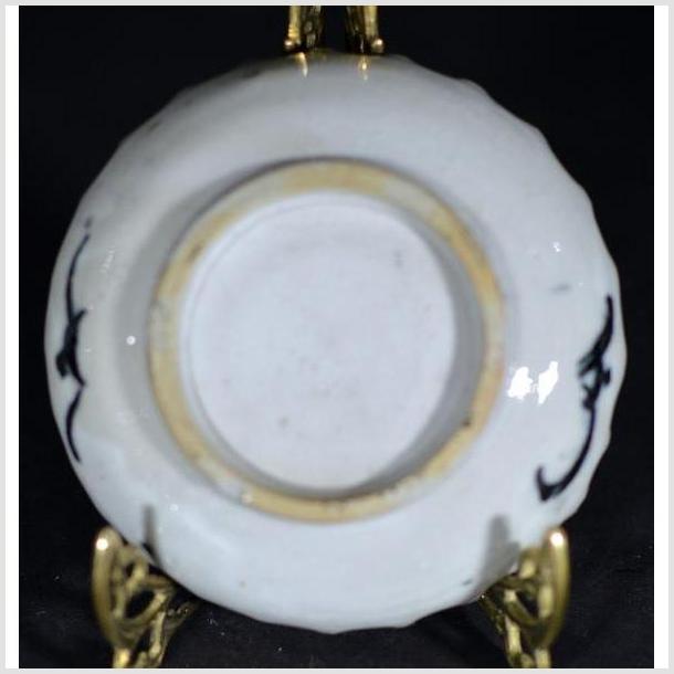 Antique Ink-Style Porcelain Plate – Bamboo Branches, Calligraphic Brushwork-4. Asian & Chinese Furniture, Art, Antiques, Vintage Home Décor for sale at FEA Home