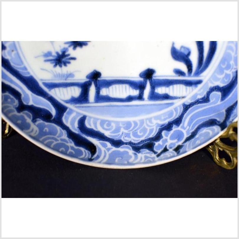 Antique Chinese Hand Painted Porcelain Plate – Willow Grove & Winding Stream-4. Asian & Chinese Furniture, Art, Antiques, Vintage Home Décor for sale at FEA Home