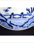 Antique Chinese Hand Painted Porcelain Plate – Willow Grove & Winding Stream-4. Asian & Chinese Furniture, Art, Antiques, Vintage Home Décor for sale at FEA Home