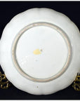 Antique Chinese Hand Painted Porcelain Plate – Floral Riverbank with Scalloped Rim-5. Asian & Chinese Furniture, Art, Antiques, Vintage Home Décor for sale at FEA Home