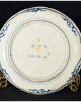 Antique Peony Plate – Dense Petal Pattern, Deep Blue Overglaze-5. Asian & Chinese Furniture, Art, Antiques, Vintage Home Décor for sale at FEA Home