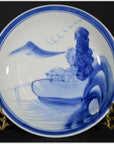 Antique Chinese Hand Painted Porcelain Plate – Seated Scholar by River-1. Asian & Chinese Furniture, Art, Antiques, Vintage Home Décor for sale at FEA Home
