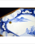 Antique Hand Painted Porcelain Octagon Platter-3. Asian & Chinese Furniture, Art, Antiques, Vintage Home Décor for sale at FEA Home