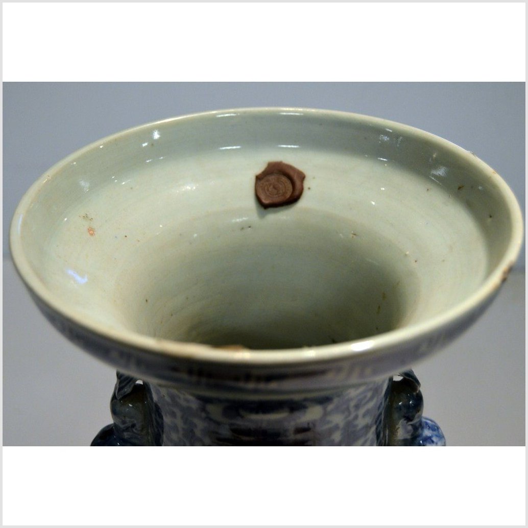 Antique Chinese Hand Painted Vase-5. Asian & Chinese Furniture, Art, Antiques, Vintage Home Décor for sale at FEA Home
