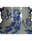Antique Chinese Hand-Painted Vase – Scholar's Implements, Pale Glaze-3. Asian & Chinese Furniture, Art, Antiques, Vintage Home Décor for sale at FEA Home