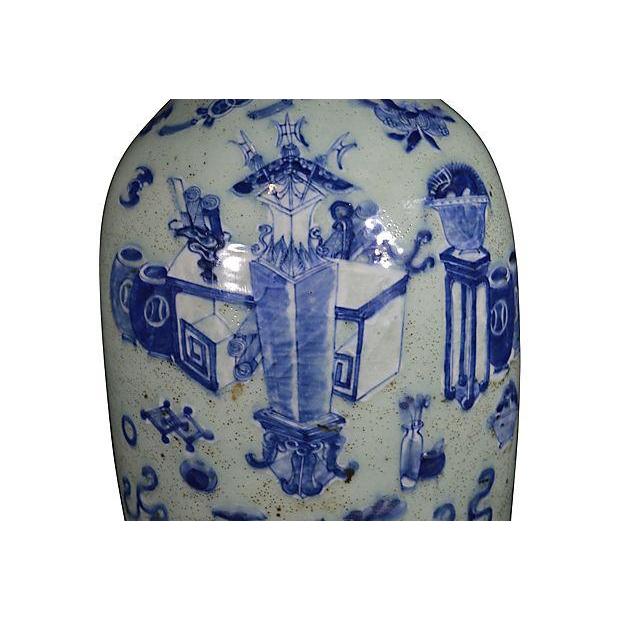 Antique Chinese Hand-Painted Vase – Scholar's Implements, Pale Glaze-6. Asian & Chinese Furniture, Art, Antiques, Vintage Home Décor for sale at FEA Home