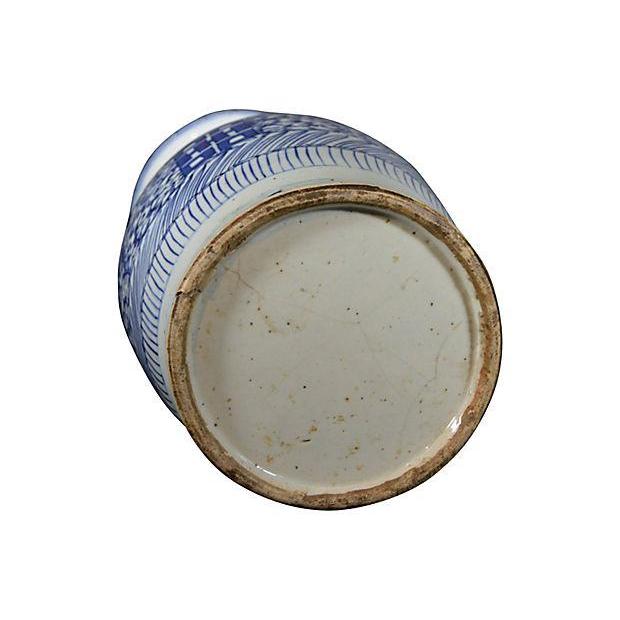 Antique Chinese Hand-Painted Vase – Double Happiness Symbol, Chi Dragon Handles-3. Asian & Chinese Furniture, Art, Antiques, Vintage Home Décor for sale at FEA Home