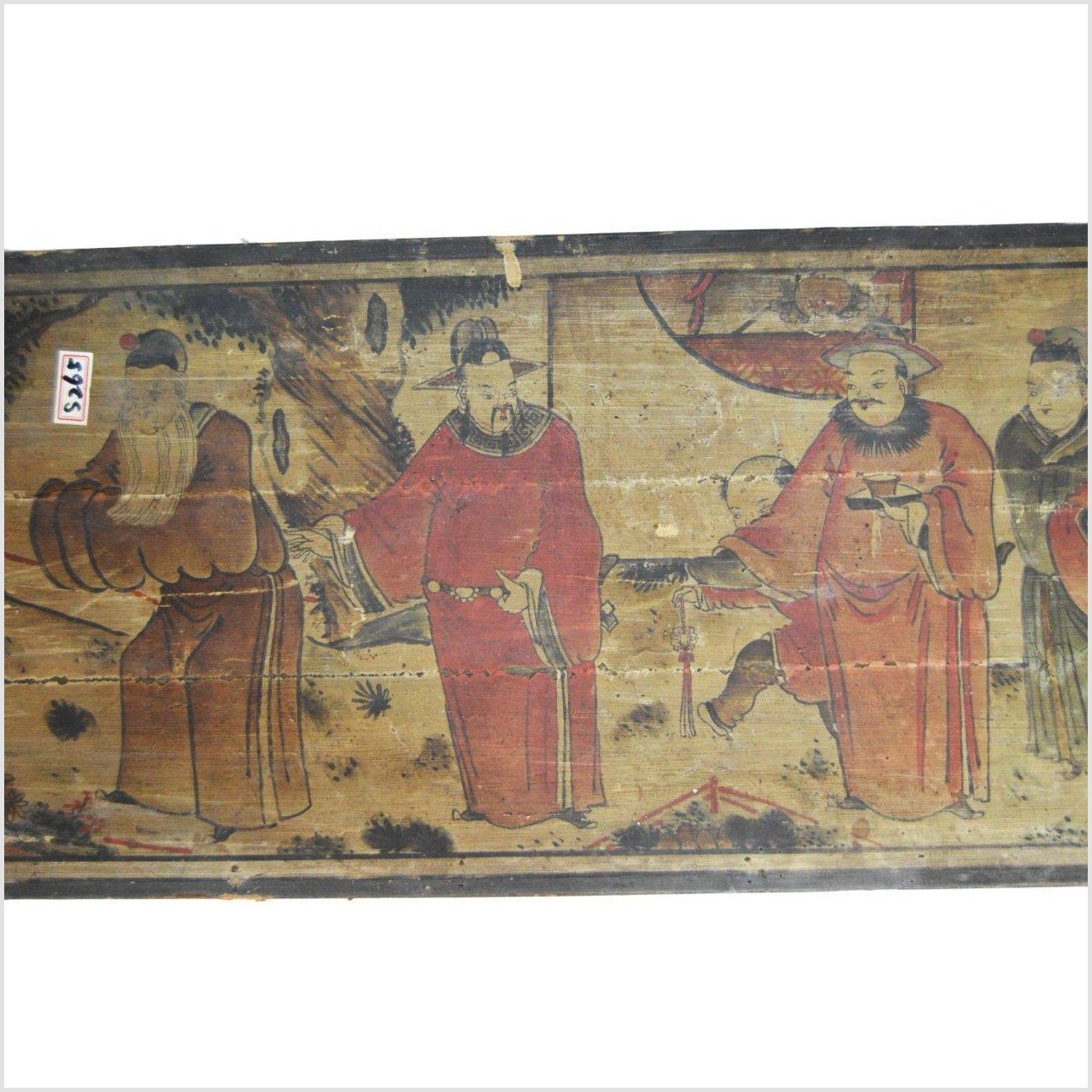 Antique Chinese Handpainted Sign-5. Asian & Chinese Furniture, Art, Antiques, Vintage Home Décor for sale at FEA Home