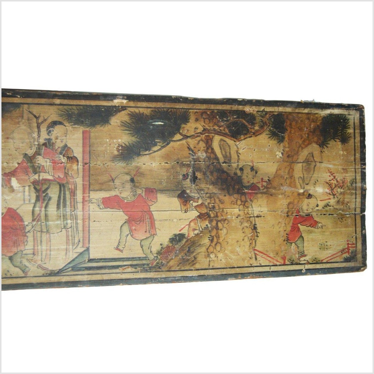 Antique Chinese Handpainted Sign-6. Asian & Chinese Furniture, Art, Antiques, Vintage Home Décor for sale at FEA Home