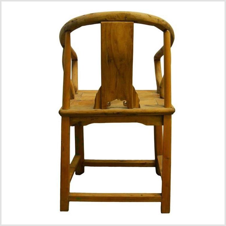 Antique Chinese Horseshoe-Back Chair-6. Asian & Chinese Furniture, Art, Antiques, Vintage Home Décor for sale at FEA Home