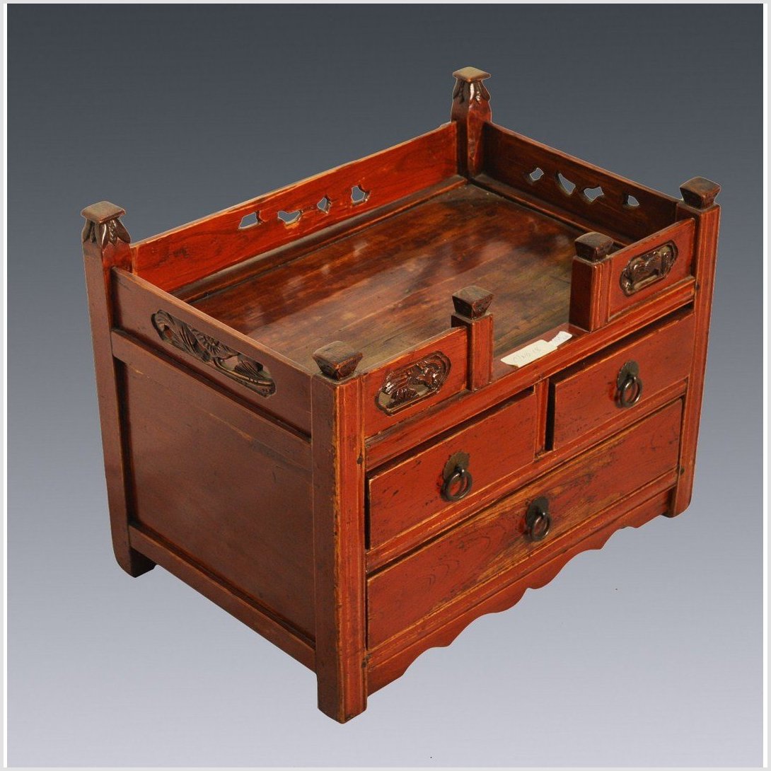 Antique Chinese Jewelry Box-2. Asian & Chinese Furniture, Art, Antiques, Vintage Home Décor for sale at FEA Home