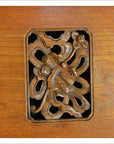 Antique Chinese Kitchen Cabinet w/ Hand Carved Framework Design-5. Asian & Chinese Furniture, Art, Antiques, Vintage Home Décor for sale at FEA Home