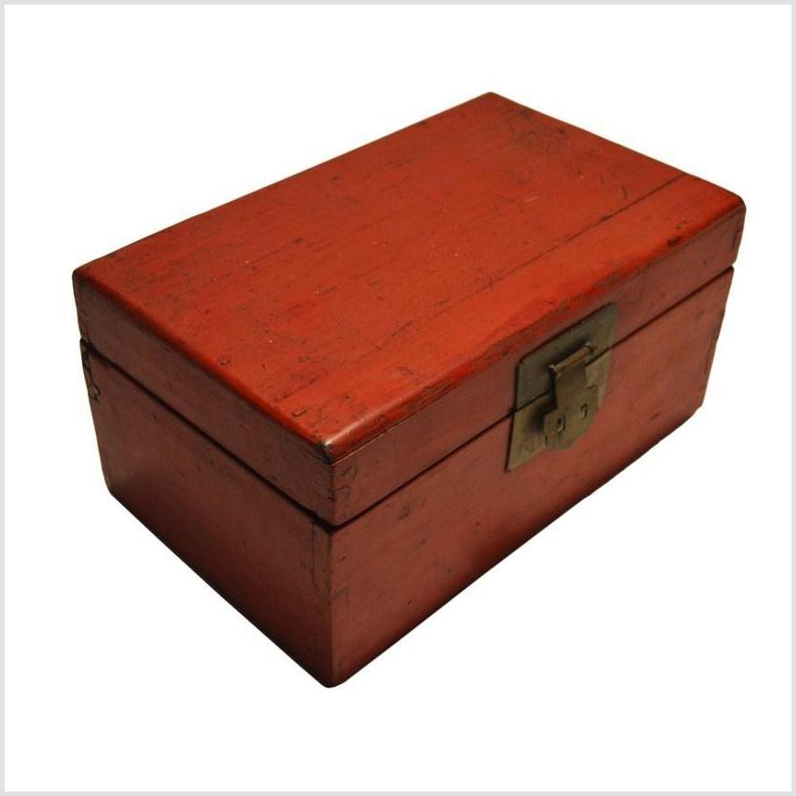 Antique Chinese Lacquered Box-3. Asian & Chinese Furniture, Art, Antiques, Vintage Home Décor for sale at FEA Home