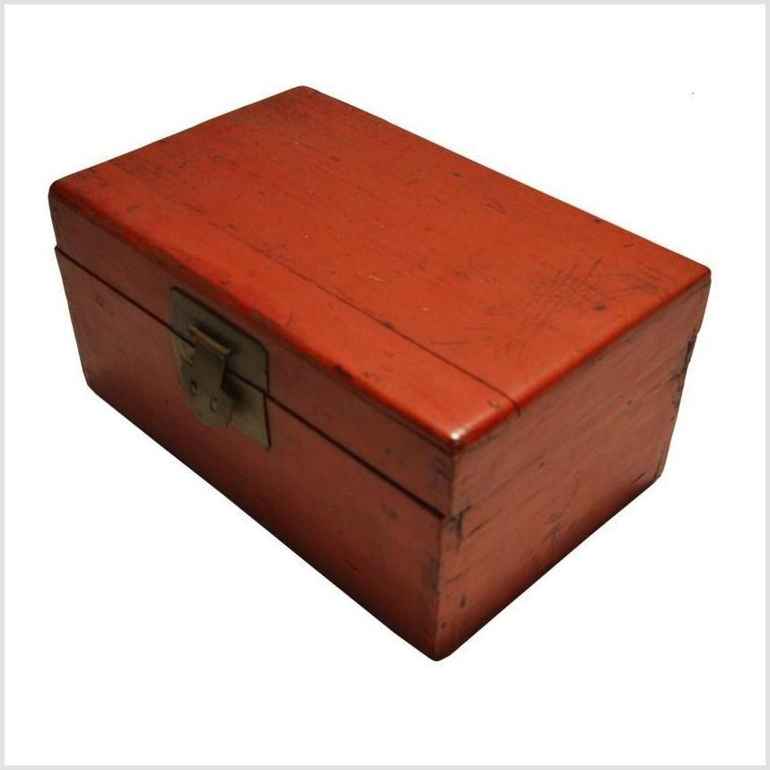 Antique Chinese Lacquered Box-4. Asian & Chinese Furniture, Art, Antiques, Vintage Home Décor for sale at FEA Home