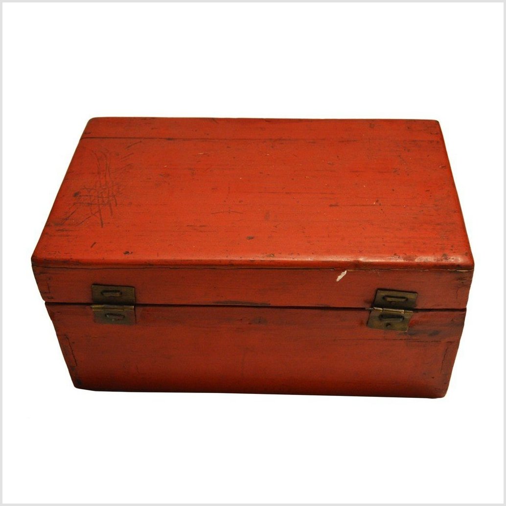 Antique Chinese Lacquered Box-5. Asian & Chinese Furniture, Art, Antiques, Vintage Home Décor for sale at FEA Home