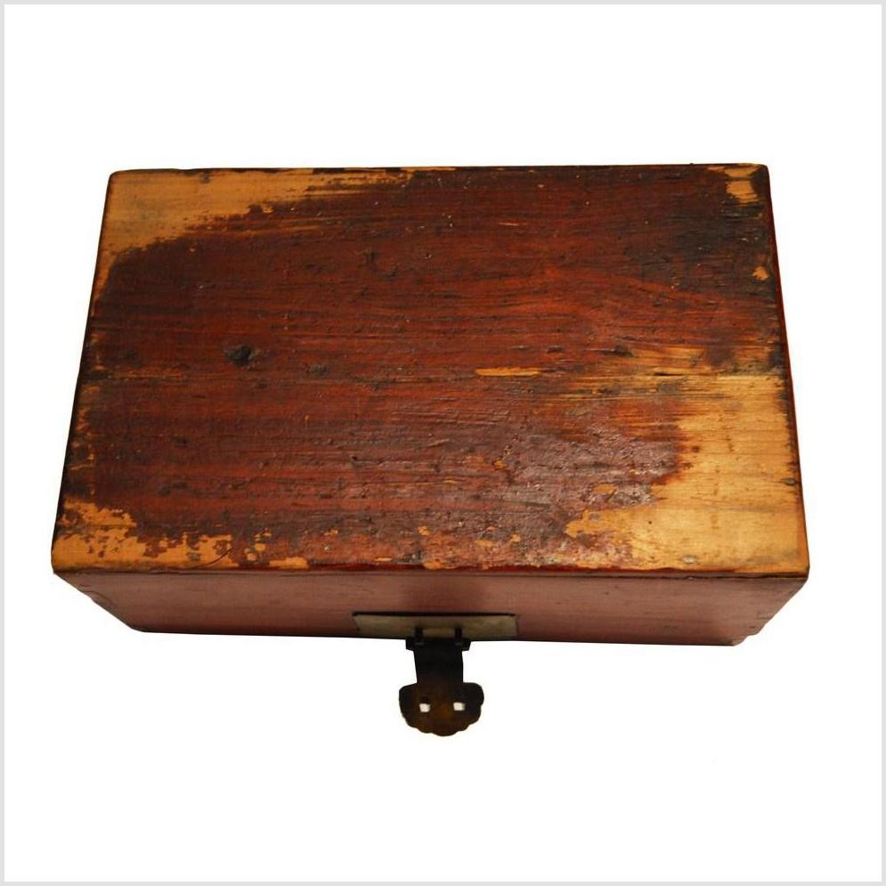 Antique Chinese Lacquered Box-7. Asian & Chinese Furniture, Art, Antiques, Vintage Home Décor for sale at FEA Home