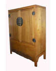 Antique Chinese Lacquered Cabinet with Doors, Drawers and Brass Hardware-6. Asian & Chinese Furniture, Art, Antiques, Vintage Home Décor for sale at FEA Home