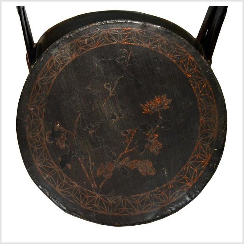Antique Chinese Lacquered Food Basket-3. Asian & Chinese Furniture, Art, Antiques, Vintage Home Décor for sale at FEA Home