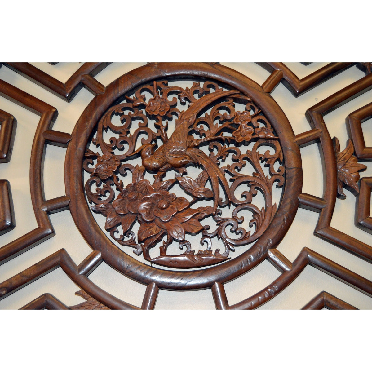 Antique Chinese Lacquered Fretwork Panel-3. Asian & Chinese Furniture, Art, Antiques, Vintage Home Décor for sale at FEA Home