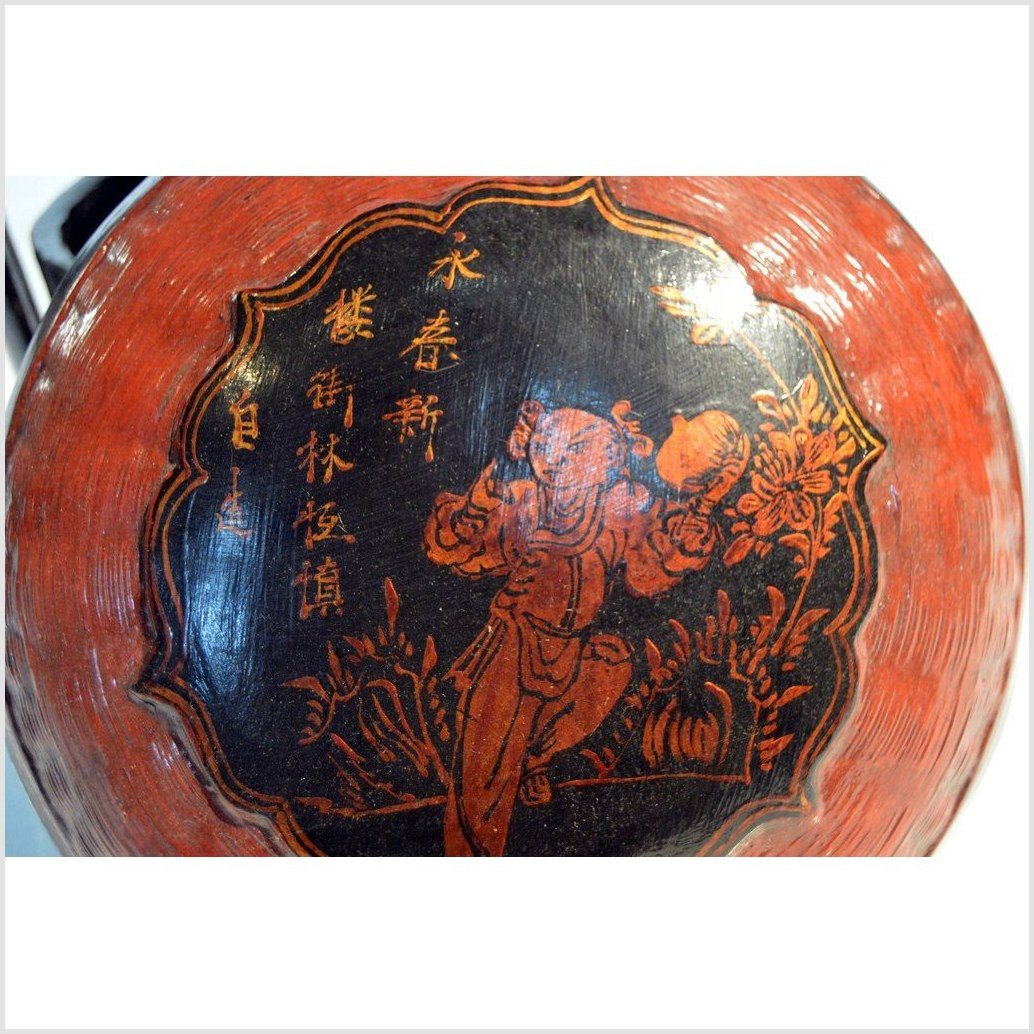 Antique Chinese Lacquered Lunch Box-3. Asian & Chinese Furniture, Art, Antiques, Vintage Home Décor for sale at FEA Home