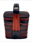 Antique Chinese Lacquered Tiered Food Basket-2. Asian & Chinese Furniture, Art, Antiques, Vintage Home Décor for sale at FEA Home