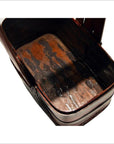 Antique Chinese Lacquered Tiered Food Basket-9. Asian & Chinese Furniture, Art, Antiques, Vintage Home Décor for sale at FEA Home