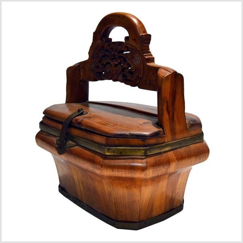 Antique Chinese Lacquered Wedding Box-5. Asian & Chinese Furniture, Art, Antiques, Vintage Home Décor for sale at FEA Home