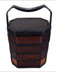 Antique Tiered Lunch Basket-2. Asian & Chinese Furniture, Art, Antiques, Vintage Home Décor for sale at FEA Home