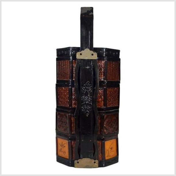 Antique Tiered Lunch Basket-3. Asian & Chinese Furniture, Art, Antiques, Vintage Home Décor for sale at FEA Home