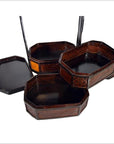 Antique Tiered Lunch Basket-5. Asian & Chinese Furniture, Art, Antiques, Vintage Home Décor for sale at FEA Home