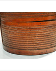 Antique Chinese Handwoven Rattan Basket-4. Asian & Chinese Furniture, Art, Antiques, Vintage Home Décor for sale at FEA Home