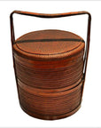 Antique Chinese Handwoven Rattan Basket-6. Asian & Chinese Furniture, Art, Antiques, Vintage Home Décor for sale at FEA Home