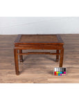 Antique Chinese Ming Dynasty Style Waisted Side Table with Woven Rattan Top-4. Asian & Chinese Furniture, Art, Antiques, Vintage Home Décor for sale at FEA Home