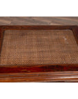 Antique Chinese Ming Dynasty Style Waisted Side Table with Woven Rattan Top-10. Asian & Chinese Furniture, Art, Antiques, Vintage Home Décor for sale at FEA Home