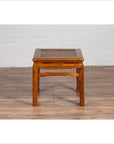 Antique Chinese Ming Style Elmwood Waisted Side Table with Horsehoof Legs-5. Asian & Chinese Furniture, Art, Antiques, Vintage Home Décor for sale at FEA Home