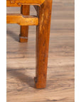 Antique Chinese Ming Style Elmwood Waisted Side Table with Horsehoof Legs-8. Asian & Chinese Furniture, Art, Antiques, Vintage Home Décor for sale at FEA Home