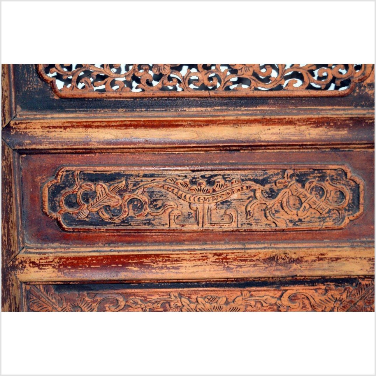 Chinese Wood Panels with Openwork Design – Figural Carvings, Matched Pair-12. Asian & Chinese Furniture, Art, Antiques, Vintage Home Décor for sale at FEA Home