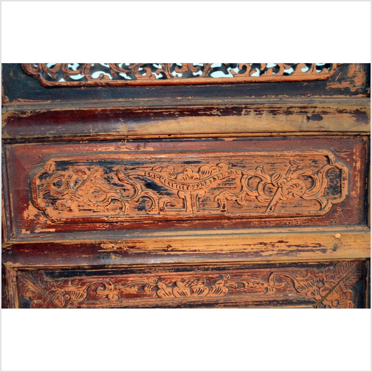 Chinese Wood Panels with Openwork Design – Figural Carvings, Matched Pair-6. Asian & Chinese Furniture, Art, Antiques, Vintage Home Décor for sale at FEA Home