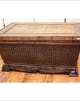 Antique Chinese Rattan Covered Chest-1. Asian & Chinese Furniture, Art, Antiques, Vintage Home Décor for sale at FEA Home