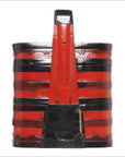 Antique Chinese Red & Black Basket-1. Asian & Chinese Furniture, Art, Antiques, Vintage Home Décor for sale at FEA Home